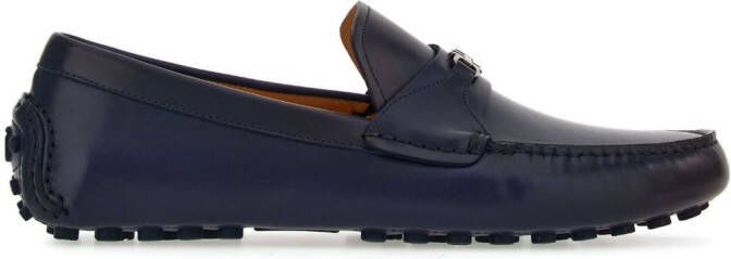 Ferragamo Loafers met Gancini-gesp Blauw