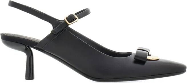 Ferragamo Drop Bow 55 mm pumps Zwart