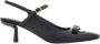 Ferragamo Drop Bow 55 mm pumps Zwart - Thumbnail 1