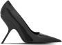 Ferragamo Eva pumps met puntige neus Zwart - Thumbnail 1