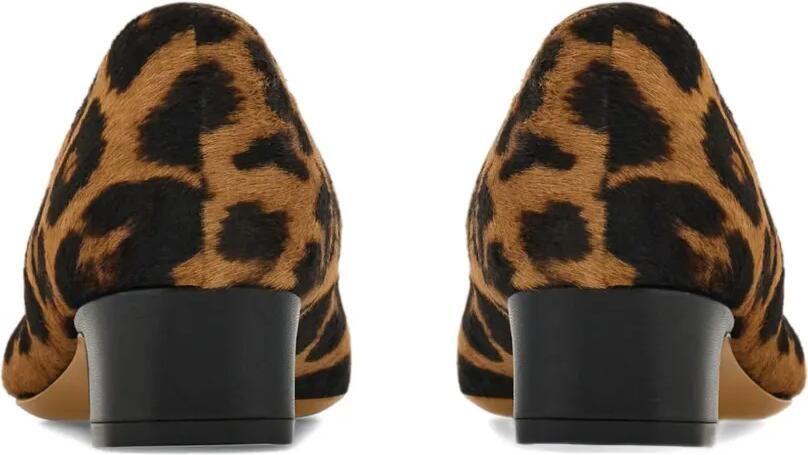 Ferragamo 30 mm Iconic pumps met strik Bruin - Foto 3