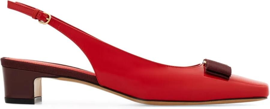 Ferragamo 30 mm Vara pumps Rood