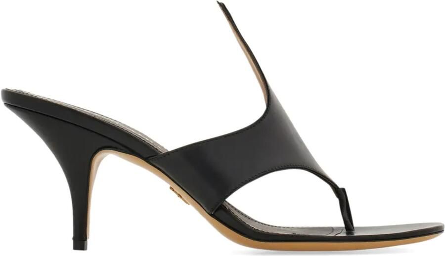 Ferragamo 70 mm Fiamma muiltjes Zwart
