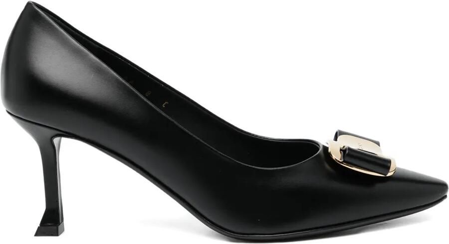 Ferragamo 80mm Vara Bow pumps Zwart