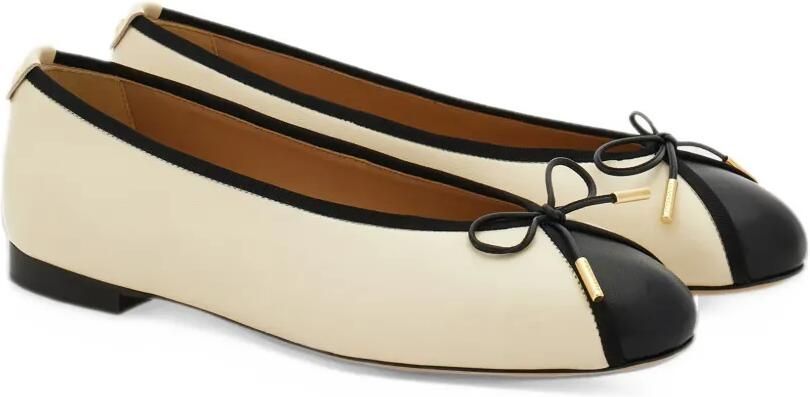 Ferragamo ballet flat with bow detail Beige - Foto 2