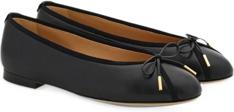 Ferragamo ballet flat with bow detail Zwart - Foto 4