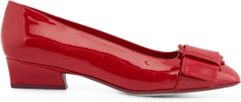 Ferragamo Bessie lakleren pumps Rood