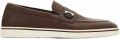 Ferragamo boat-shoe loafers with Gancini ornament Bruin - Bruin