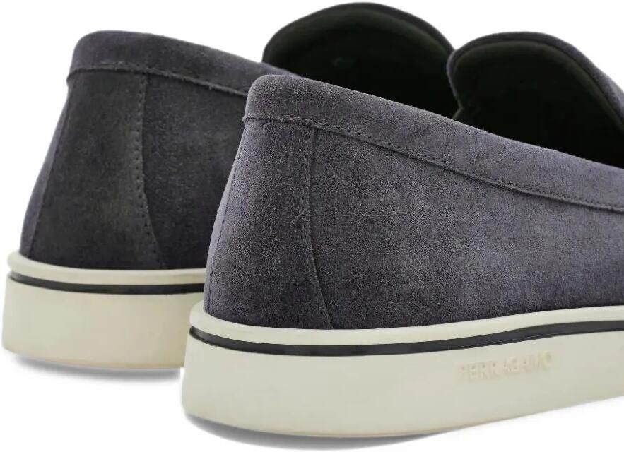 Ferragamo boat shoes loafers with Gancini-ornament Blauw - Foto 5