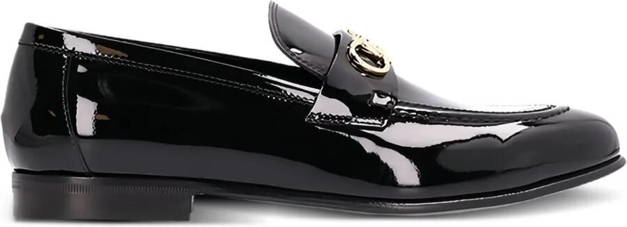 Ferragamo Cassini lakleren loafers Zwart