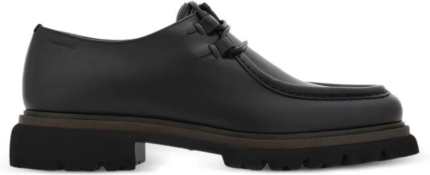Ferragamo Chunky veterschoenen Zwart