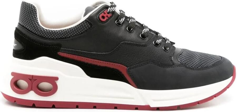 Ferragamo Cosma low-top sneakers Zwart