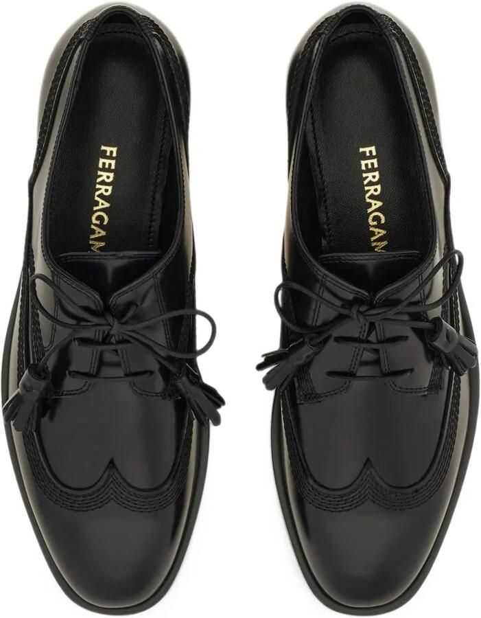Ferragamo Derby veterschoenen Zwart - Foto 2