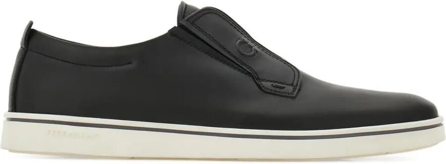 Ferragamo Derby leren sneakers Zwart