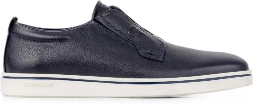 Ferragamo Derby slip-on schoenen Blauw