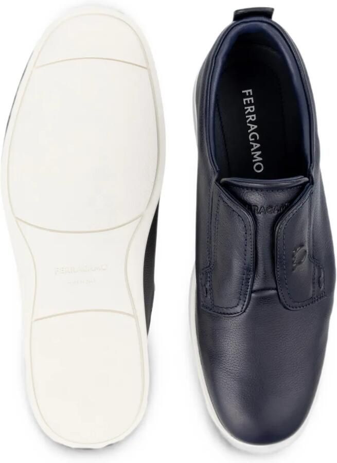 Ferragamo Derby slip-on schoenen Blauw - Foto 2