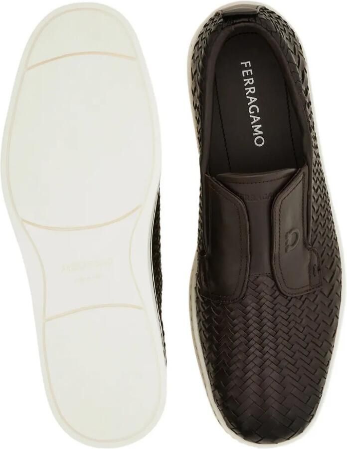 Ferragamo Derby slip-on schoenen Bruin - Foto 3