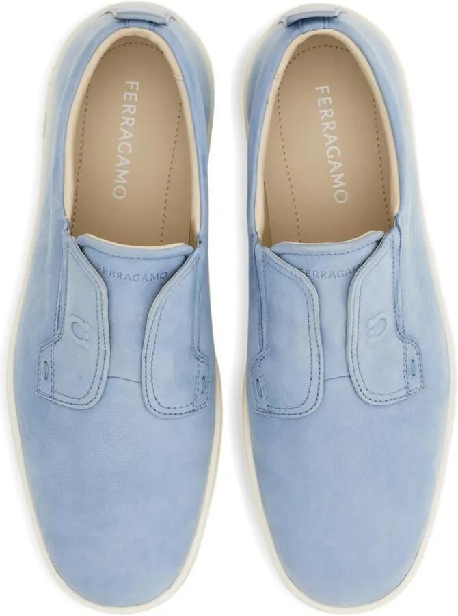 Ferragamo Derby slip-on sneakers Blauw - Foto 4