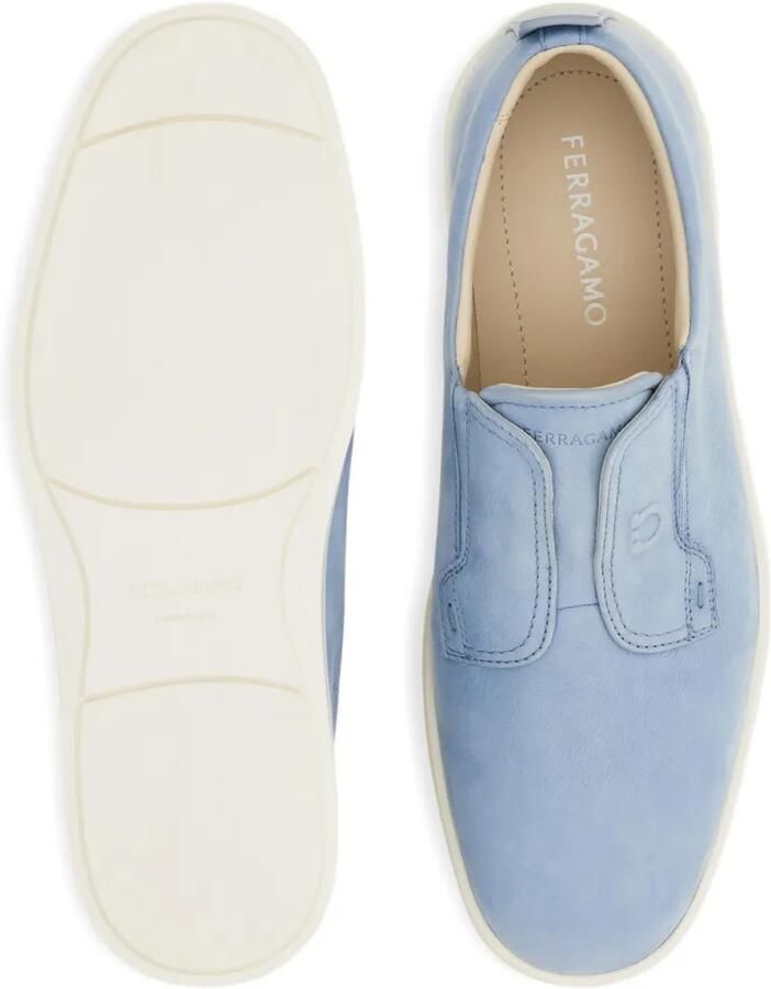 Ferragamo Derby slip-on sneakers Blauw - Foto 3