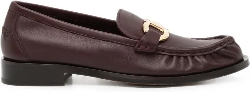 Ferragamo Double Gancio loafers Rood