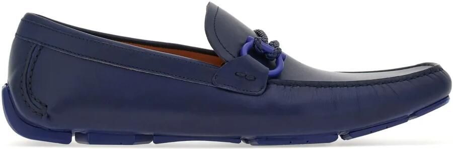Ferragamo Driver Gancini loafers Blauw