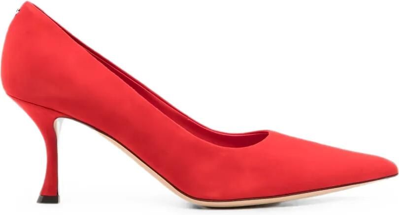 Ferragamo Elydea pumps met puntige neus Rood