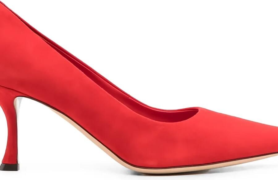Ferragamo Elydea pumps met puntige neus Rood - Foto 2