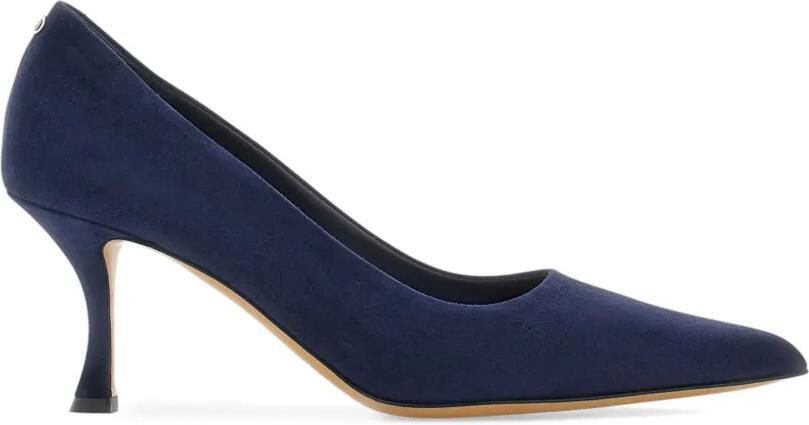 Ferragamo Elydea suède pumps Blauw