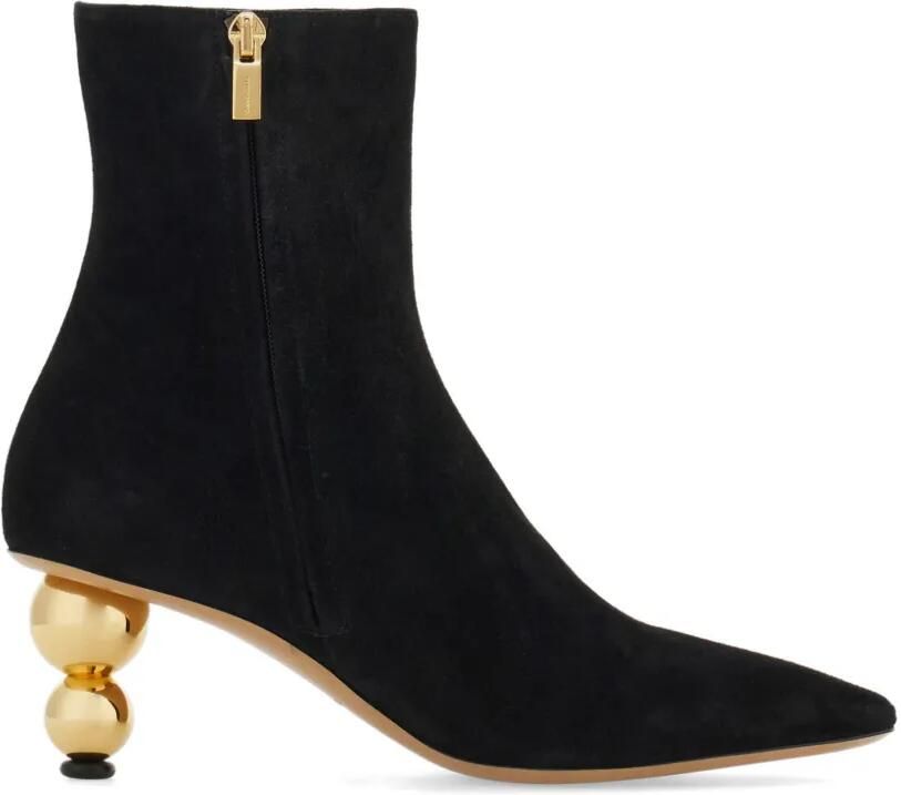 Ferragamo Enkellaars met bolhak Zwart - Foto 4