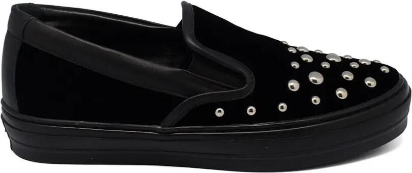 Ferragamo Fluwelen loafers Zwart