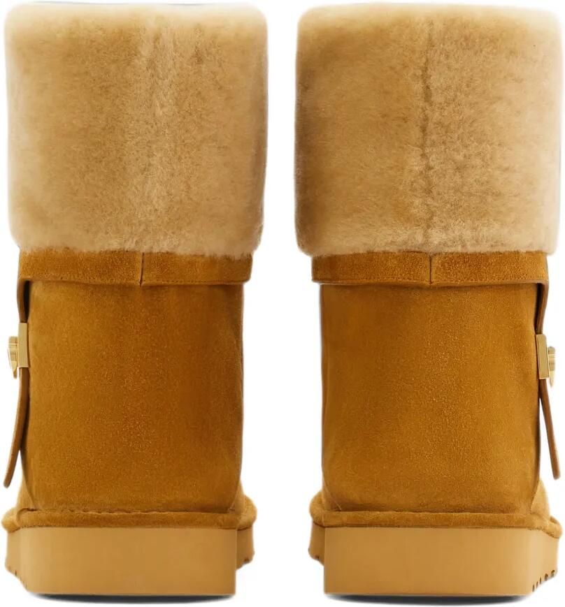 Ferragamo fur-lined pull-on boots with Hug buckle Bruin - Foto 2