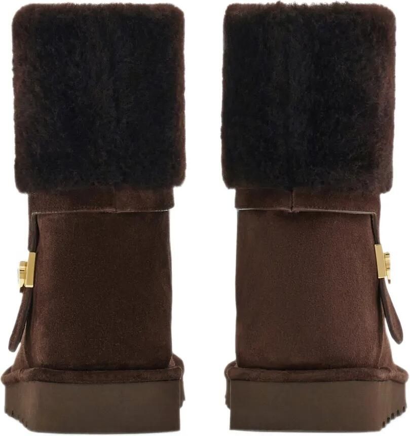 Ferragamo fur-lined pull-on boots with Hug buckle Bruin - Foto 2