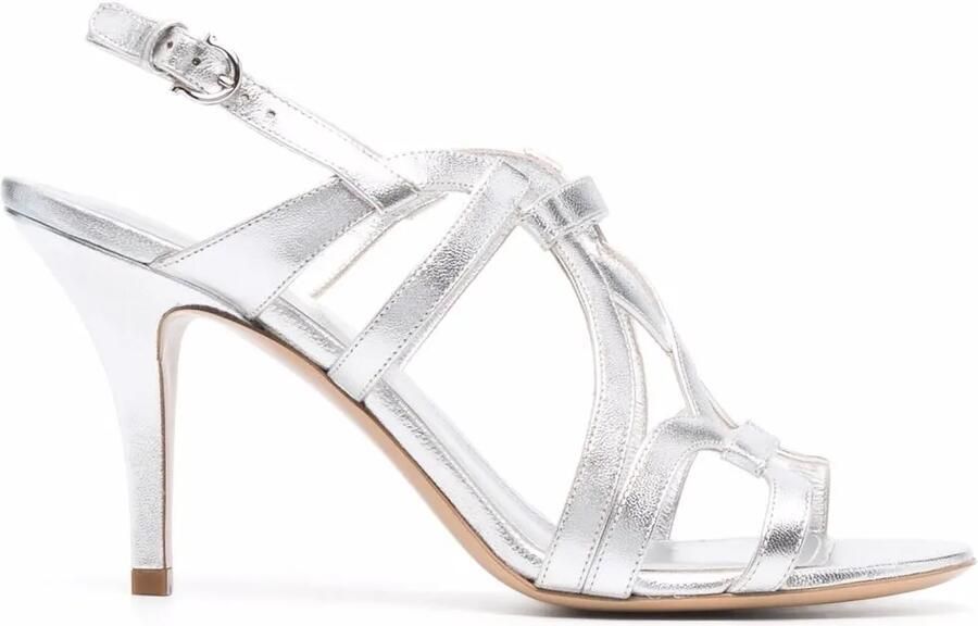 Ferragamo Gal sandalen met bandjes Zilver