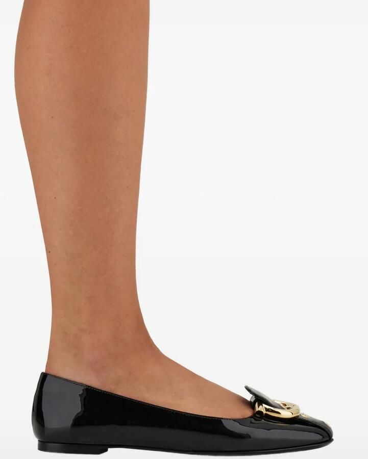Ferragamo Gancini ballerina's Zwart - Foto 2