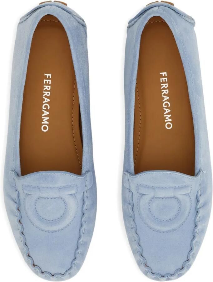 Ferragamo Gancini Driver loafers Blauw - Foto 2
