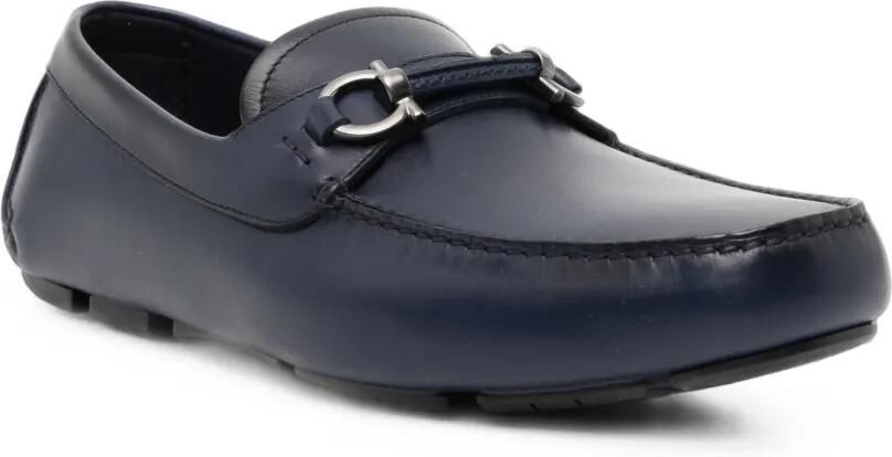 Ferragamo Gancini Driver loafers Blauw - Foto 3