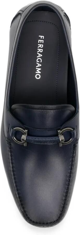 Ferragamo Gancini Driver loafers Blauw - Foto 4