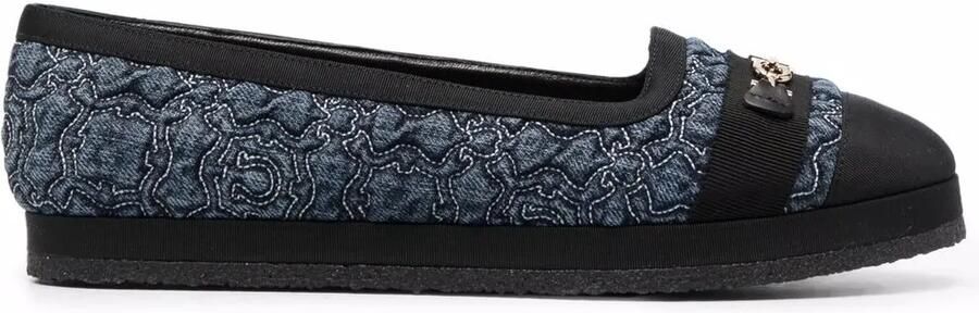 Ferragamo Gancini Galore slippers Zwart