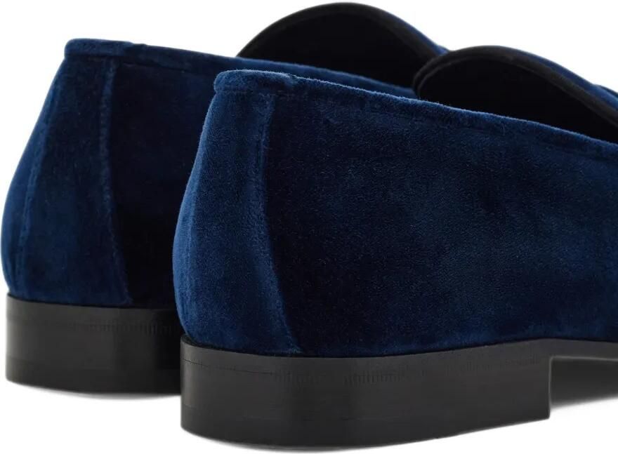 Ferragamo Gancini horsebit loafers Blauw - Foto 5
