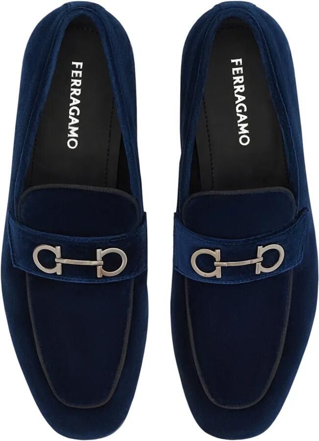 Ferragamo Gancini horsebit loafers Blauw - Foto 3