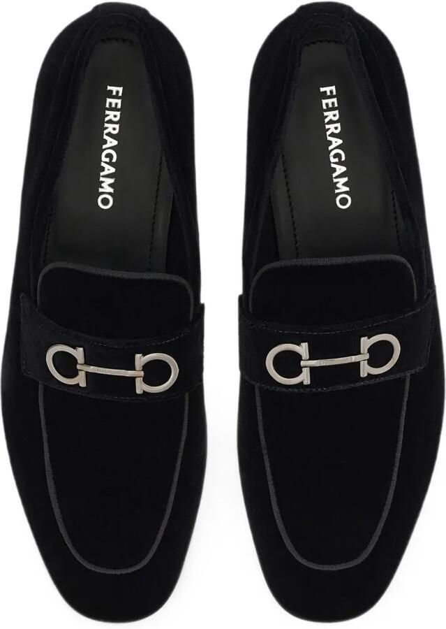 Ferragamo Gancini horsebit loafers Zwart - Foto 3