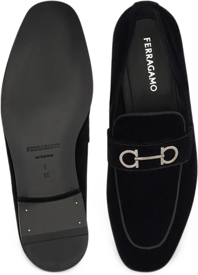 Ferragamo Gancini horsebit loafers Zwart - Foto 2