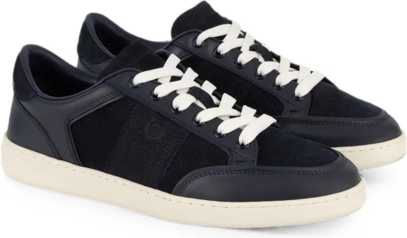 Ferragamo Gancini leren sneakers met vlakken Blauw - Foto 5