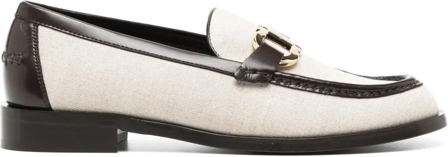 Ferragamo Gancini loafers Beige