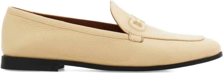Ferragamo Gancini loafers Beige