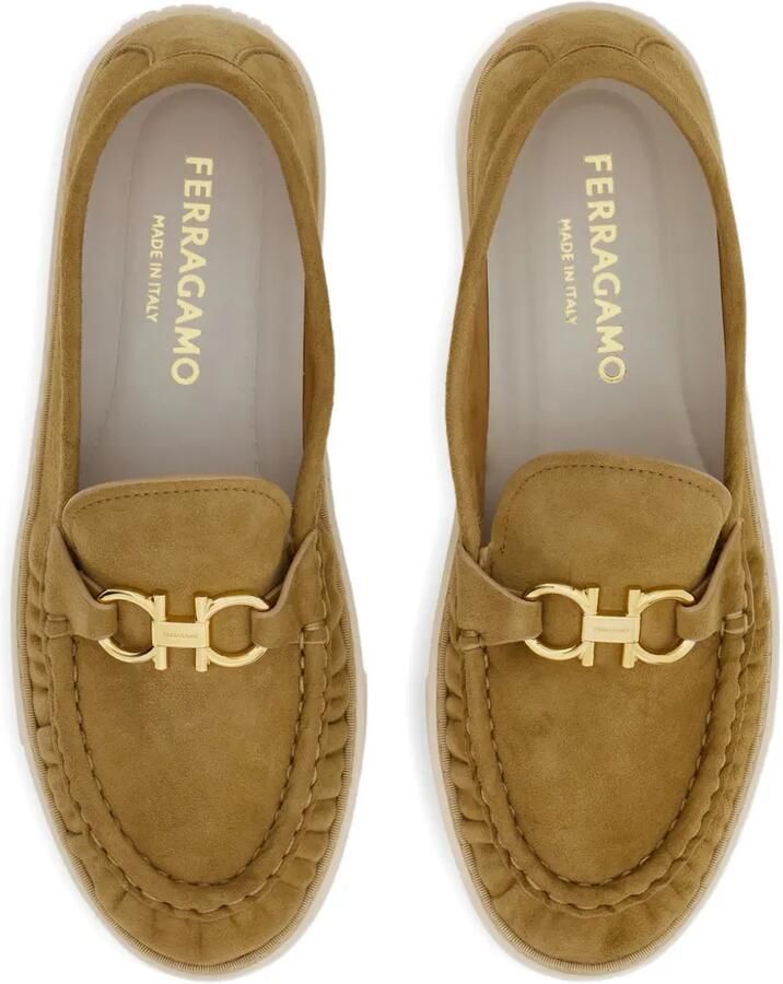 Ferragamo Gancini loafers Beige - Foto 2