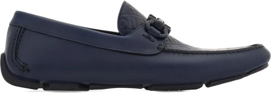 Ferragamo Gancini loafers Blauw