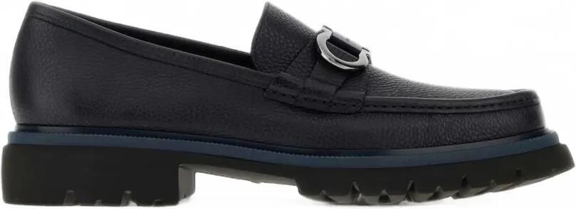 Ferragamo Gancini Ornament loafers Blauw