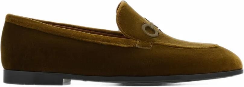 Ferragamo Gancini loafers Groen