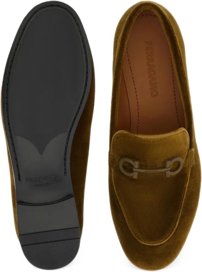 Ferragamo Gancini loafers Groen - Foto 5